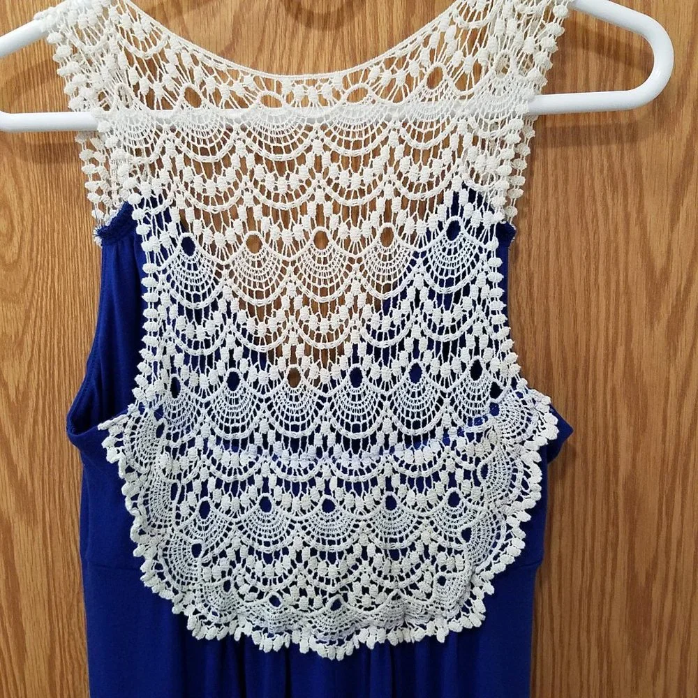 Maurices Navy Crochet Back Sundress - Picture 10 of 13